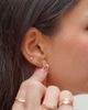 Pip Pop Pip Pop Girls' Lady Liberty Flatback Stud Hypoallergenic Earrings - 4