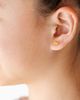 Pip Pop Pip Pop Girls' Lemon Flatback Stud Hypoallergenic Earrings - 2