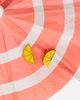 Pip Pop Pip Pop Girls' Lemon Flatback Stud Hypoallergenic Earrings - 4