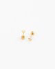Pip Pop Pip Pop Girls' Mini Star Flatback Stud Hypoallergenic Earrings - 3