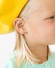Pip Pop Pip Pop Girls' Mini Star Flatback Stud Hypoallergenic Earrings - 5