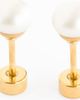 Pip Pop Pip Pop Girls' Pearl Flatback Stud Hypoallergenic Earrings - 1