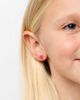 Pip Pop Pip Pop Girls' Radiant Heart Flatback Stud Hypoallergenic Earrings - 3