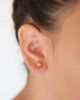 Pip Pop Pip Pop Girls' Seashell Flatback Stud Hypoallergenic Earrings - 3