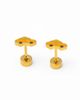 Pip Pop Pip Pop Girls' Taxi Flatback Stud Hypoallergenic Earrings - 3