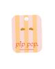 Pip Pop Pip Pop Girls' Taxi Flatback Stud Hypoallergenic Earrings - 5