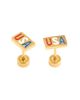 Pip Pop Pip Pop Girls' Usa Stud Earring - 1
