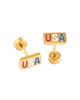 Pip Pop Pip Pop Girls' Usa Stud Earring - 3