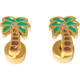 Pip Pop Pip Pop Palm Tree Stud Earrings