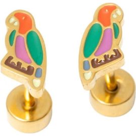 Pip Pop Pip Pop Parrot Stud Earrings