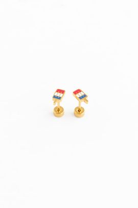 Pip Pop Pip Pop Patriotic Pop Stud Earrings