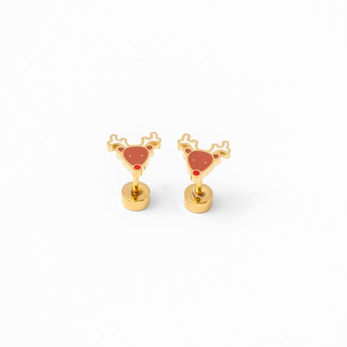 Pip Pop Pip Pop Reindeer Stud Earrings