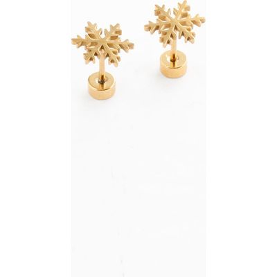 Pip Pop Pip Pop Snowflake Stud Earrings