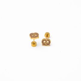 Pip Pop Pip Pop Soft Pretzel Stud Earrings
