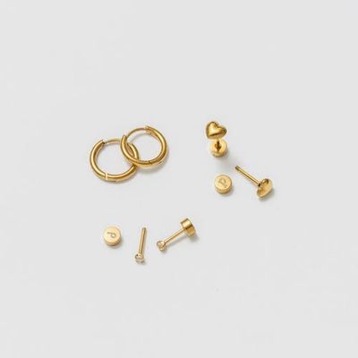 Pip Pop Pip Pop Tiny Stack Earring Set