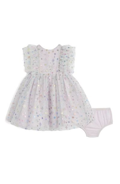 Pippa & Julie Pippa & Julie Fallon Metallic Star Sleeveless Tulle Dress & Bloomers