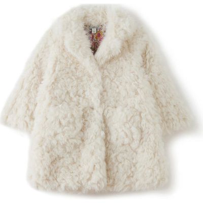 Pippa & Julie Pippa & Julie Faux Fur Teddy Bear Coat
