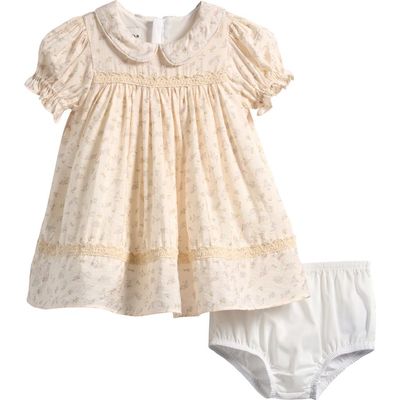 Pippa & Julie Pippa & Julie Floral Puff Sleeve Dress & Bloomers Set