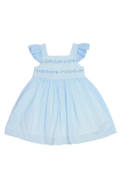 Pippa & Julie Pippa & Julie Kids' Chambray Flutter Sleeve Dress