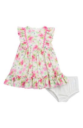 Pippa & Julie Pippa & Julie Kids' Daphne Floral Ruffle Trim Dress