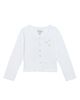 Pippa & Julie Pippa & Julie Kids' Floral Appliqué Cotton Cardigan - 1