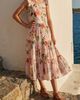 Pippa & Julie Pippa & Julie Kids' Floral Clip Dopt Tank & Maxi Skirt Set - 2