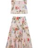 Pippa & Julie Pippa & Julie Kids' Floral Clip Dopt Tank & Maxi Skirt Set - 3