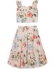Pippa & Julie Pippa & Julie Kids' Floral Clip Dot Crop Cotton Top & Maxi Skirt Set - 1