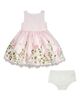 Pippa & Julie Pippa & Julie Kids' Floral Embroidered Dress with Bloomers - 1
