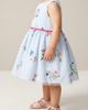 Pippa & Julie Pippa & Julie Kids' Floral Embroidered Stripe Party Dress - 4