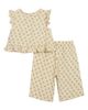 Pippa & Julie Pippa & Julie Kids' Floral Gauze Top & Wide Leg Pants Set - 2