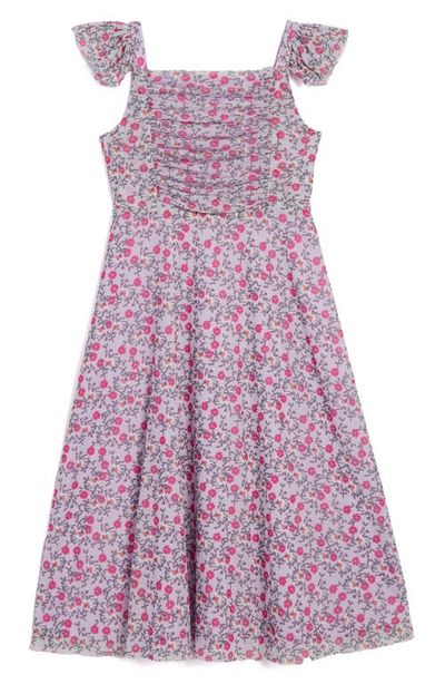 Pippa & Julie Pippa & Julie Kids' Floral Mesh Dress