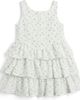 Pippa & Julie Pippa & Julie Kids' Floral Puckered Tiered Party Dress - 1