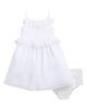 Pippa & Julie Pippa & Julie Kids' Jessie Stripe Ruffle Trim Sheer Peplum Dress - 1