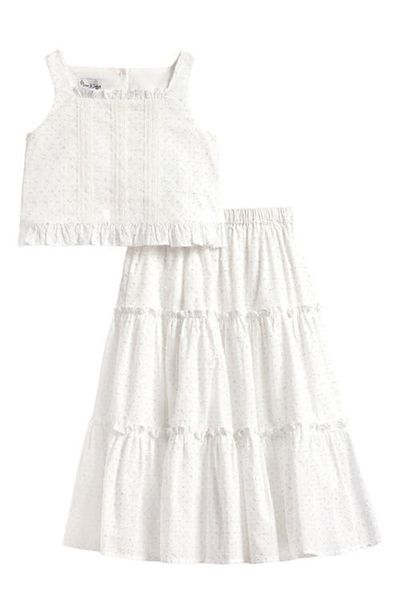 Pippa & Julie Pippa & Julie Kids' Kimberly Ruffled Tank & Maxi Skirt Set