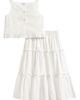Pippa & Julie Pippa & Julie Kids' Kimberly Ruffled Tank & Maxi Skirt Set - 2