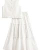 Pippa & Julie Pippa & Julie Kids' Polka Dot Tank & Maxi Skirt Set - 3