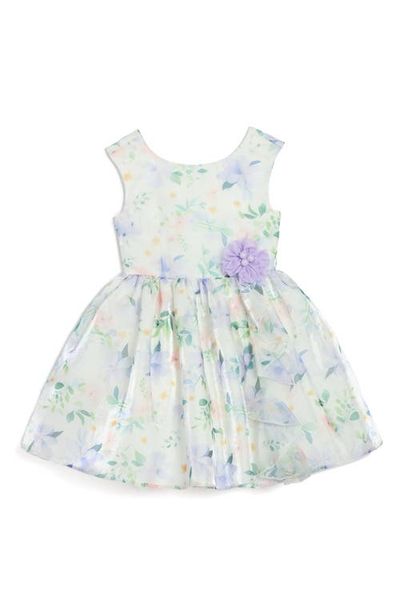 Pippa & Julie Pippa & Julie Kids' Watercolor Organza Party Dress