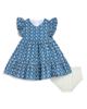 Pippa & Julie Pippa & Julie Tiered Eyelet Chambray Dress - 1