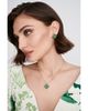 Piranesi Piranesi 18K Yellow Gold Large Fiore Earrings with Green Tsavorite Garnets and Diamonds - 2