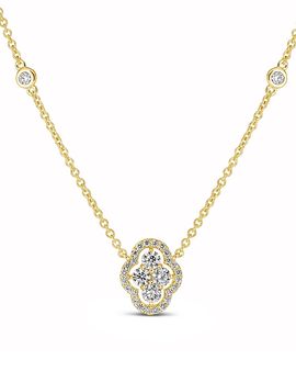 Piranesi Piranesi 18K Yellow Gold Maison Diamond Pendant Necklace, 16-17