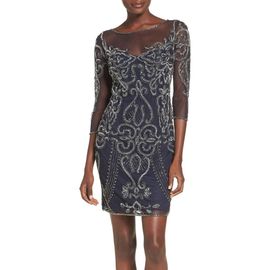 metallic silver party dress PARTY IN THE BACK METALLIC MINI DRESS – AKIRA