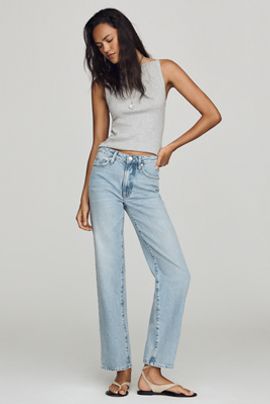 Pistola Aleks Mid-Rise Straight-Leg Jeans
