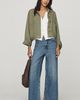 Pistola Lana High-Rise Cropped Wide-Leg Jeans - 1
