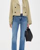 Pistola Pistola Aleks Mid Rise Straight Long Jeans Sea Salt - 5