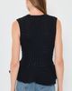 Pistola Pistola Anna Peplum Sweater Tank Black - 3
