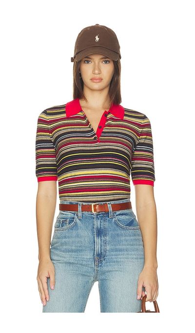 PISTOLA PISTOLA Ashlee Short Sleeve Polo Sweater