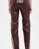 Pistola Pistola Cassie Super High Rise Straight Faux Leather Pants Burgundy Croc - 3