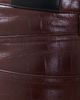 Pistola Pistola Cassie Super High Rise Straight Faux Leather Pants Burgundy Croc - 6