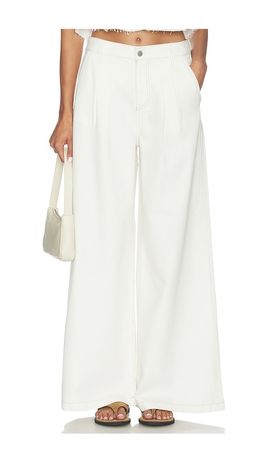 PISTOLA PISTOLA Delphine Pleated Wide Leg Jeans